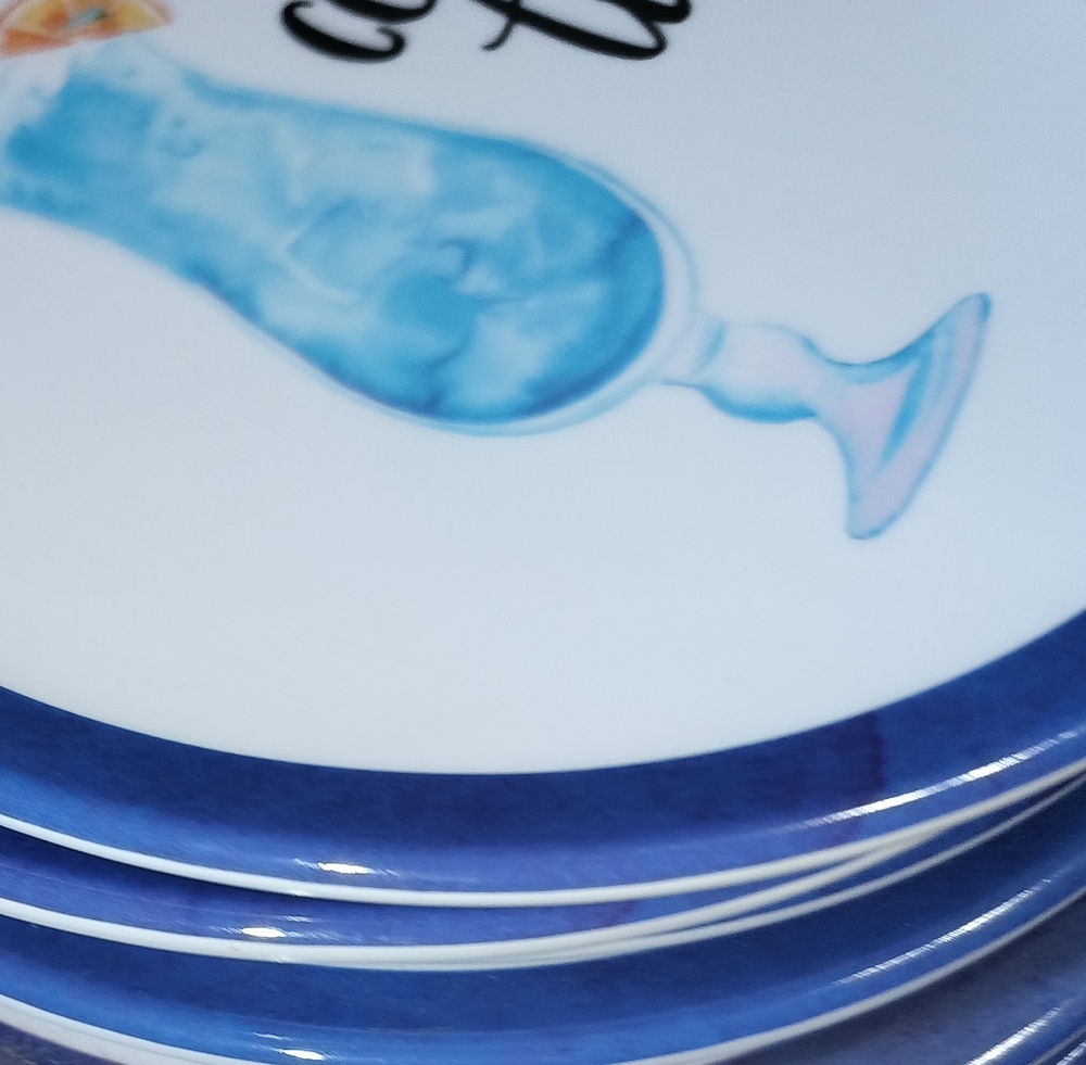8 New Ashland Summer Plates "Cocktail Time!" - Picture 2 of 6